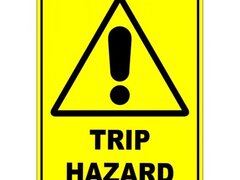 Trip Hazard Safety Sign